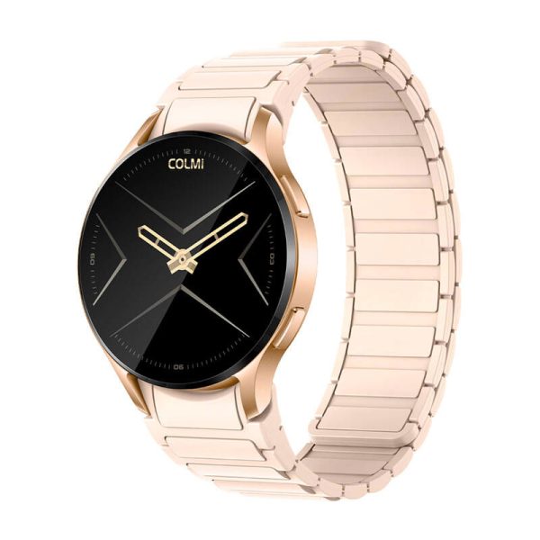 Colmi i28 Ultra smartwatch with magnetic strap (gold)