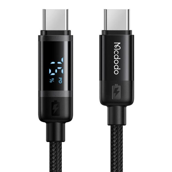 Mcdodo CA-5780 USB-C to USB-C 60W data cable 1.2m (black)