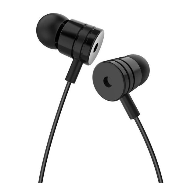 Foneng EP200 wired, in-ear headphones, mini jack (black)