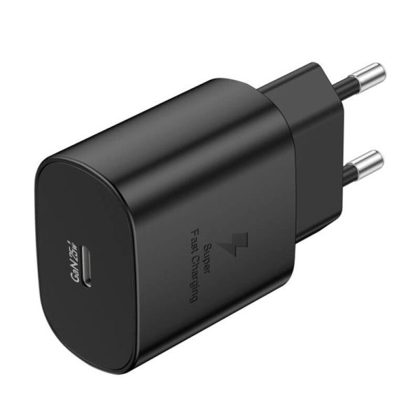 Foneng EU51 USB-C 25W mains charger + USB-C - Lightning cable (black)