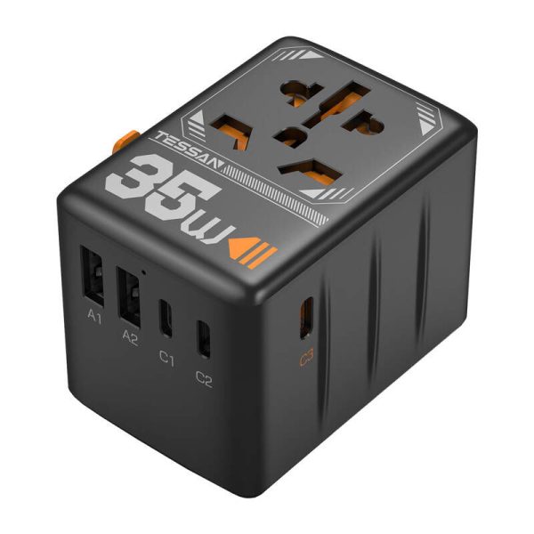 TESSAN TS-WTA02 Travel Adapter