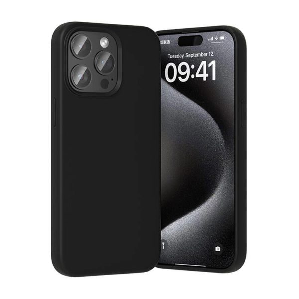 Vention KUFB0-40 Silicone Case for iPhone 15 Pro Max (black)