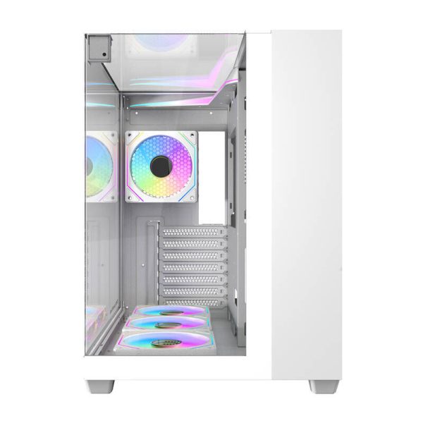 Darkflash TH285 computer case 4 fans (white)