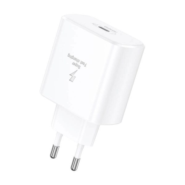 Foneng EU62 USB-C 45W mains charger + USB-C cable (white)