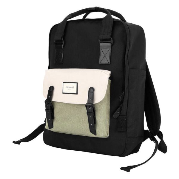 Himawari 1010 15.6'' laptop backpack (black-green)