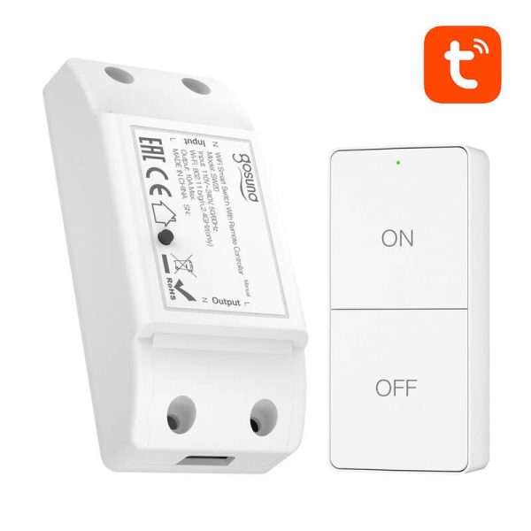 Gosund SW20 10A WiFi Smart Switch + Remote Control, Tuya