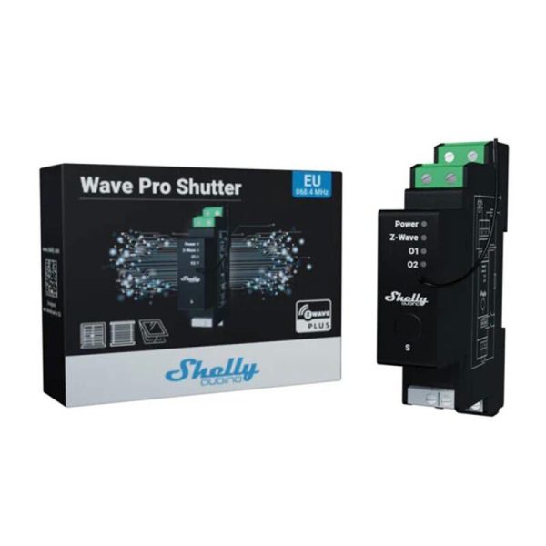 DIN relay with energy measurement Shelly Qubino Wave Pro Shutter