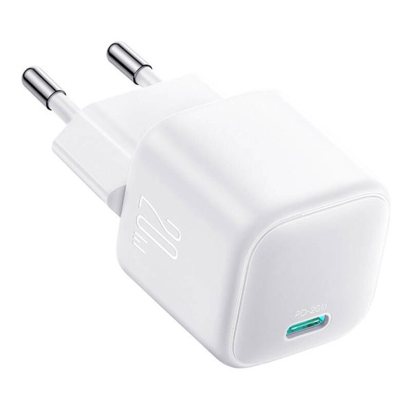 Joyroom JR-TCG08 GaN Mini 20W mains charger (white)