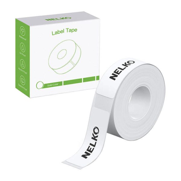 Thermal label for label printer P21 Nelko (white, 14*40 mm)