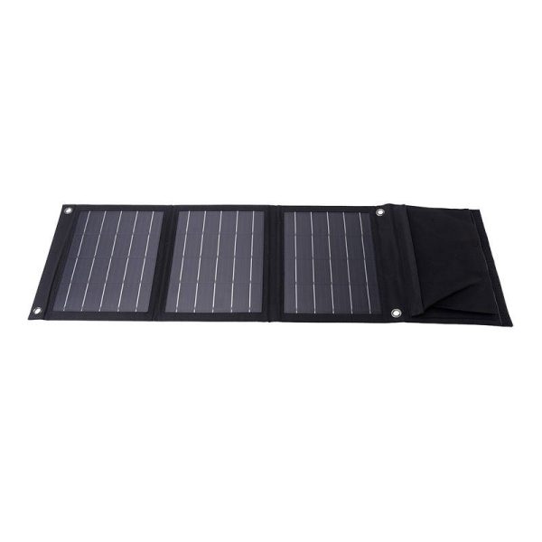 Foldable solar charger Choetech SC005 22W 2xUSB (black)