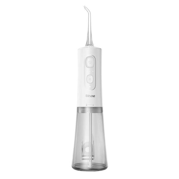 Sonic toothbrush with tips set and water flosser Bitvae D2+C2 (white)