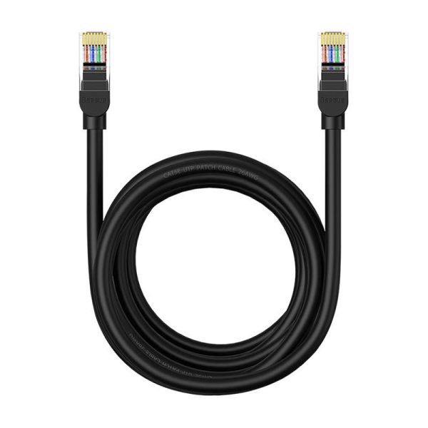 Baseus Ethernet CAT5, 5m network cable (black)