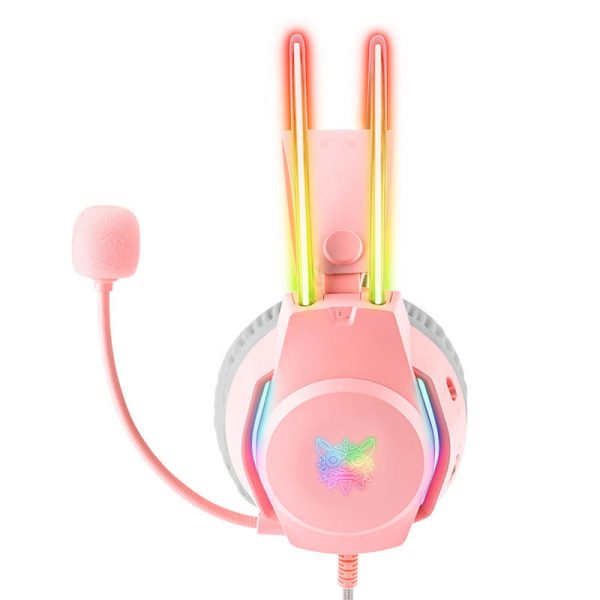 Gaming headphones ONIKUMA X26 Pink