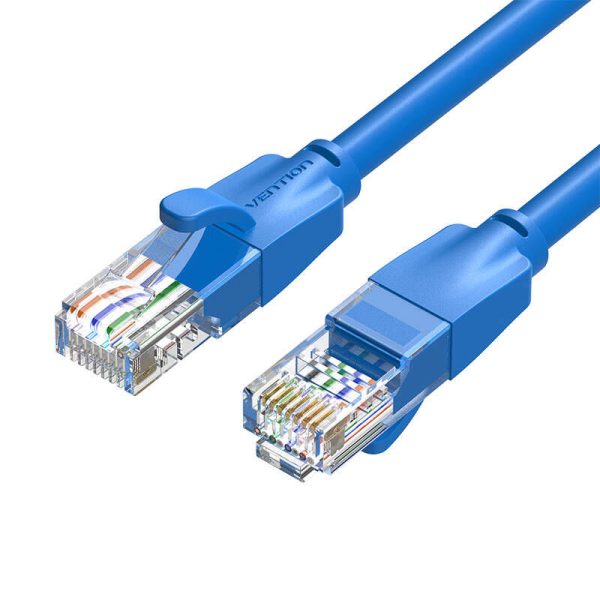 Network Cable UTP CAT6 Vention IBELG RJ45 Ethernet 1000Mbps 1.5m Blue