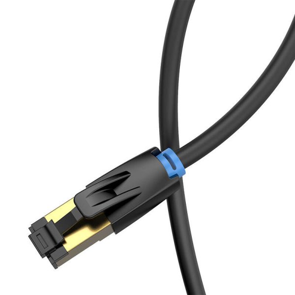 Network Cable CAT8 SFTP Vention IKABI RJ45 Ethernet 40Gbps 3m Black