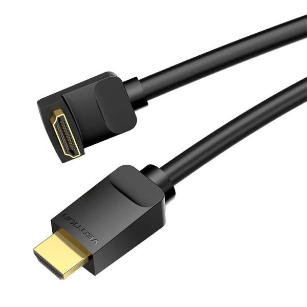 Cable HDMI 2.0 Vention AAQBG 1,5m, Angled 270°, 4K 60Hz (black)