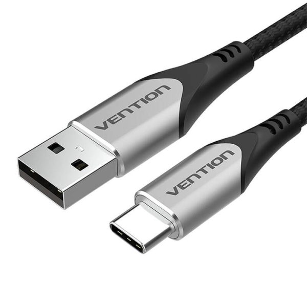 USB 2.0 A to USB-C Cable Vention CODHI 3A 3m Gray