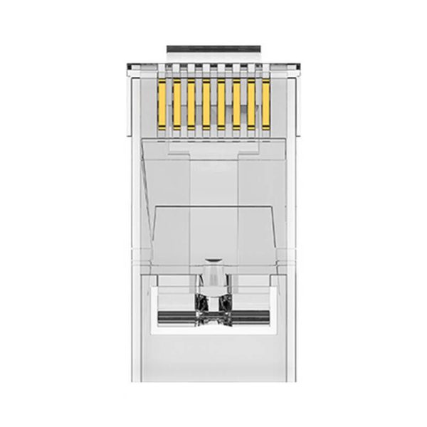 Modular RJ45 CAT.5E FTP Connector Vention IDAR0-10 Transparent 10 pcs.