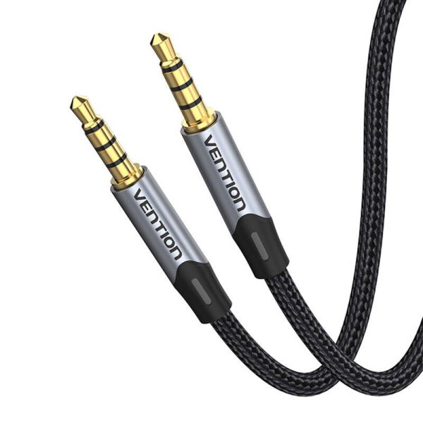 Kabel audio TRRS 3,5mm mini jack Vention BAQHH 2m Szary