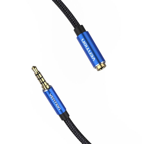 Cable Audio TRRS 3.5mm Male to 3.5mm Female Vention BHCLI 3m Blue