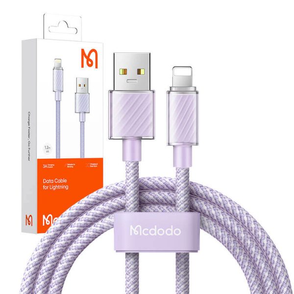 Cable USB-A to Lightning Mcdodo CA-3642, 1,2m (purple)