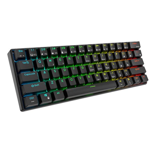 Mechanical keyboard Royal Kludge RK61 RGB, brown switch (black)