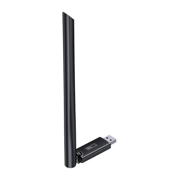 Baseus FastJoy adapter Wi-Fi with antenna, 150Mbps (black)