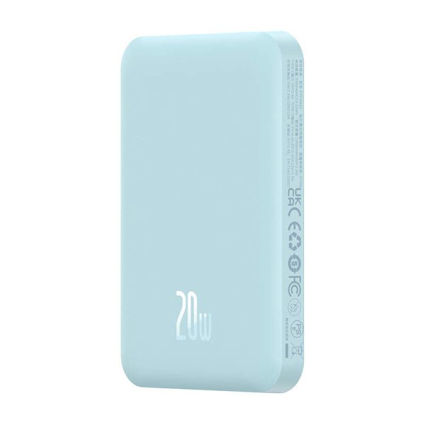 Magnetic Mini Powerbank Baseus 5000mAh, USB-C 20W (blue)