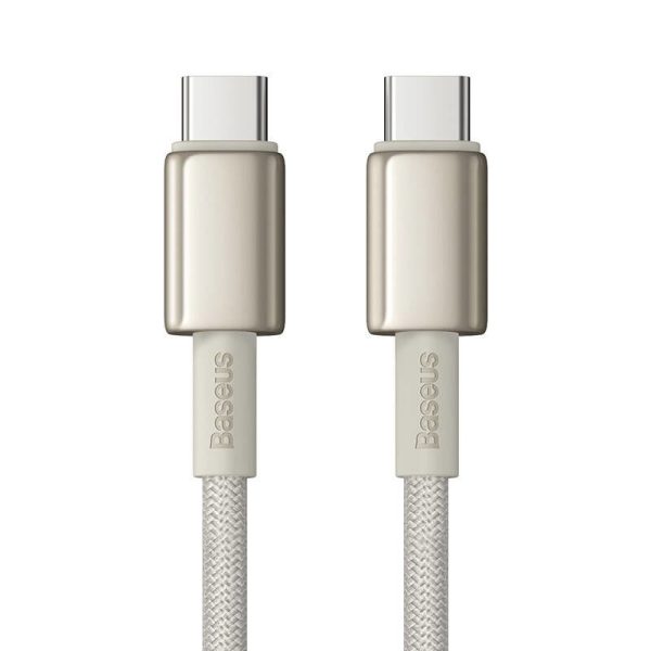 Cable USB-C do USB-C Baseus Tungsten Gold, 100W, 2m (złoty)