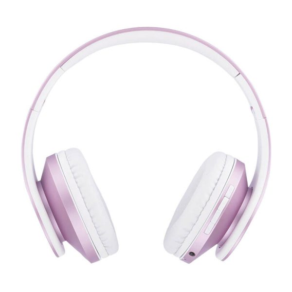 Wireless Headphones for kids PowerLocus P2 (pink-white)