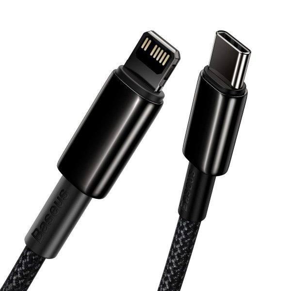 Baseus Tungsten Gold Cable Type-C to iP PD 20W 2m (black)