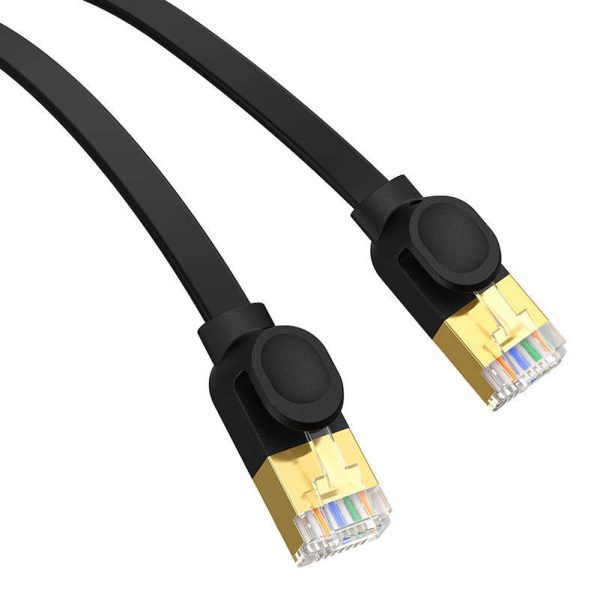 Baseus Cat 7 UTP Ethernet RJ45 Cable Flat 8 m black