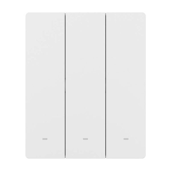 M5-3C-80W WiFi Matter smart wall switch (3-channel, for frame)