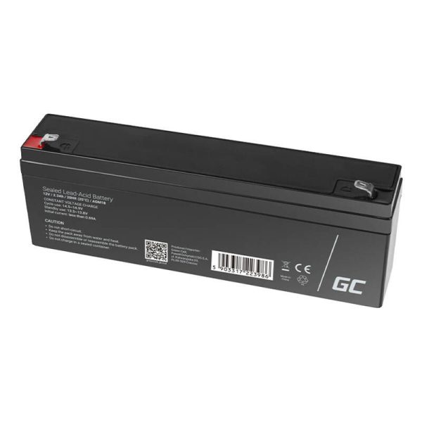 Maintenance-free AGM VRLA Green Cell AGM18 12V 2.3Ah Battery (for alarm system, cash register, toy)