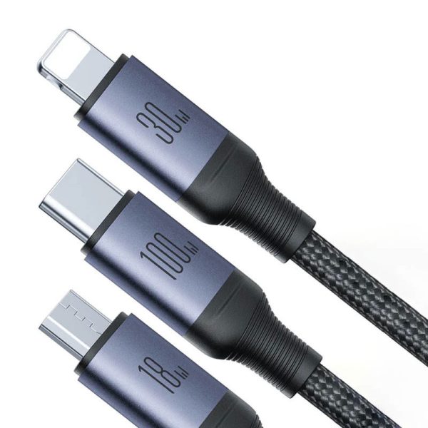 Cable Speedy  USB Joyroom SA21-2T3, 6 in 1/ 100W/Cable 1.5m (black)