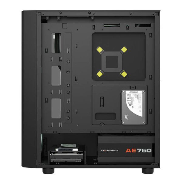 Darkflash DK360 Computer case + 4 ARGB fans (black)