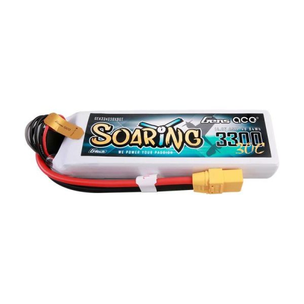 Gens ace G-Tech Soaring 3300mAh 14.8V 30C 4S1P Lipo Battery