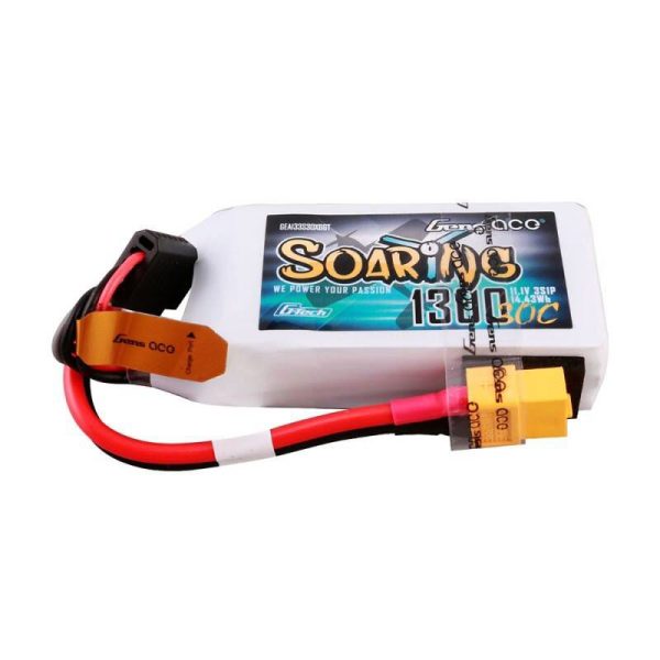 Gens ace G-Tech Soaring 1300mAh 11.1V 30C 3S1P Lipo Battery