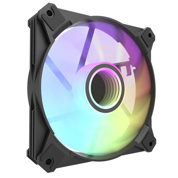 Computer fan set Darkflash INF8 ARGB 5in1 120x120 (black)