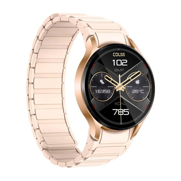 Colmi i28 Ultra smartwatch with magnetic strap (gold)