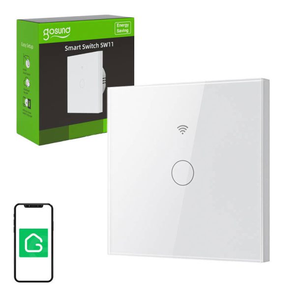 Smart Touch WiFi Light Switch Gosund SLS1 Single (optional N)