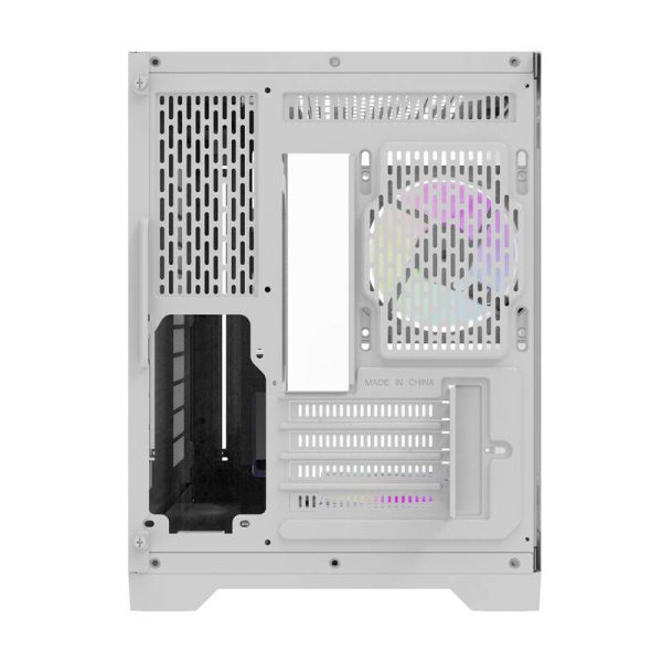 Darflash FT418 computer case + 6 aRGB fans (white)