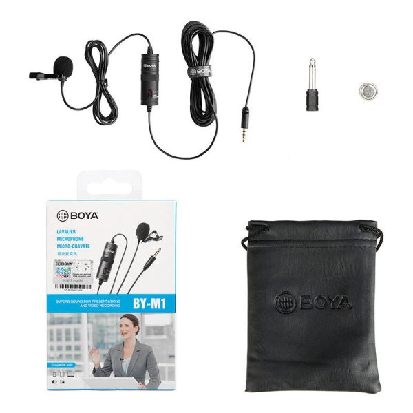 Microphone Krawatowy BOYA BY-M1 DSLR Lavalier microphone