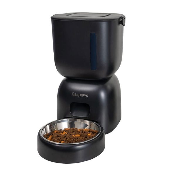 Petwant FW1-L(BAS) automatic food dispenser + drinker (black)