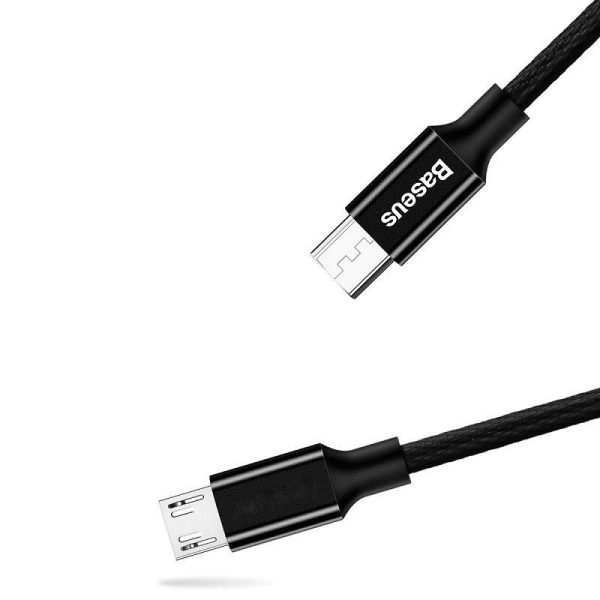 Baseus Yiven Micro USB-kabel 150 cm 2A - Zwart