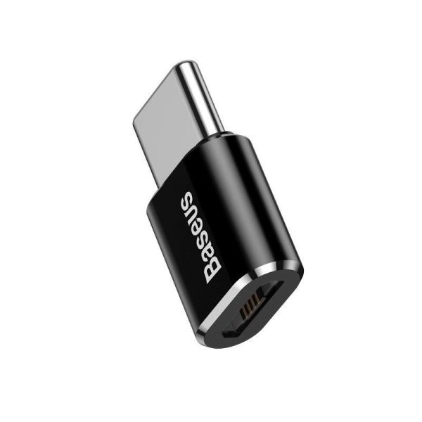 Baseus Micro USB naar USB Type-C adapter - zwart