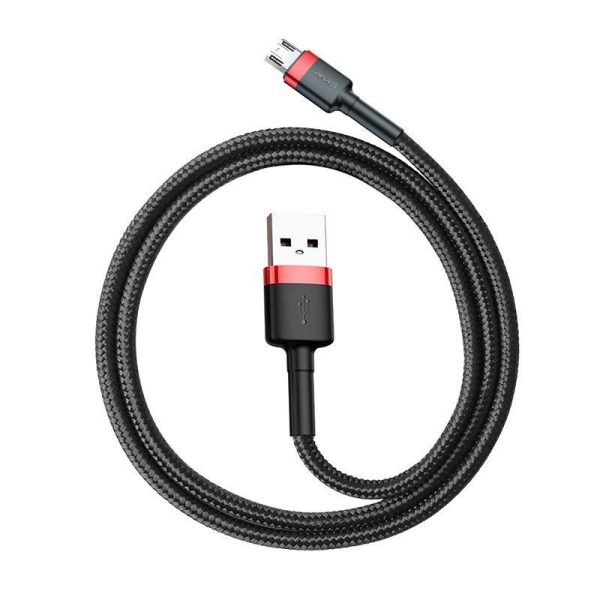 Baseus Cafule Micro USB-kabel 2.4A 1m (Rood + Zwart)