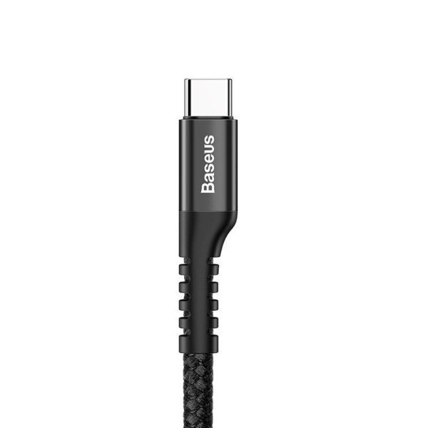 Baseus veerbelaste USB-C kabel 1m 2A (Zwart)