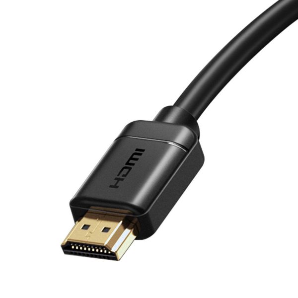 Baseus 2x HDMI 2.0 4K 60Hz Kabel, 3D, HDR, 18Gbps, 1m (zwart)