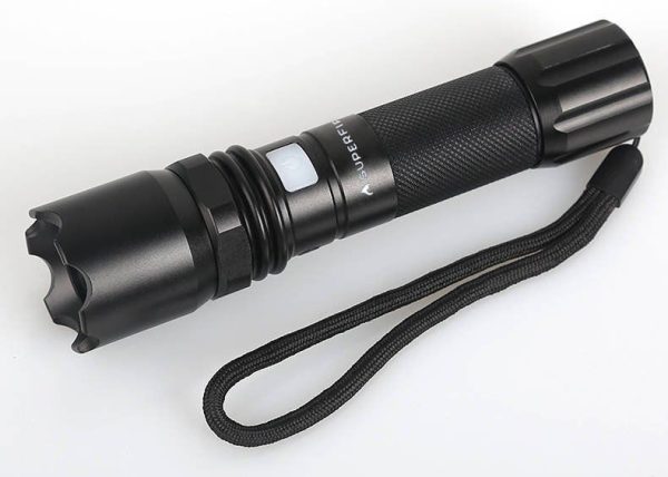 Flashlight Superfire A10, 550lm, USB